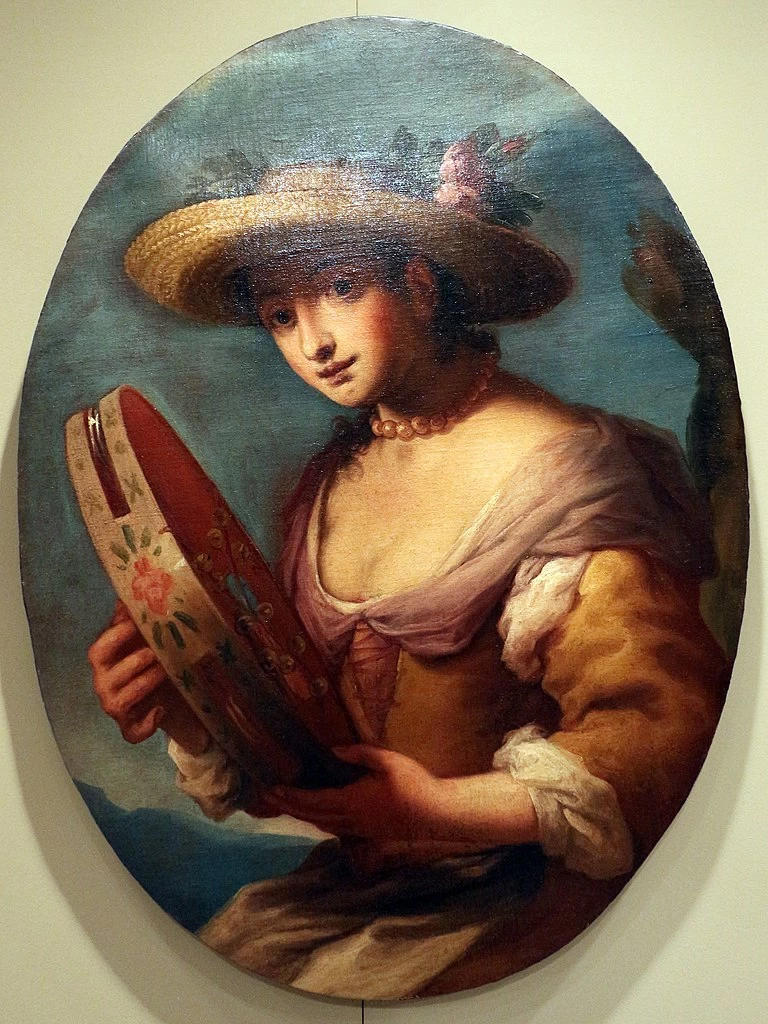 Ragazza con tamburello - Museo del Settecento Veneziano